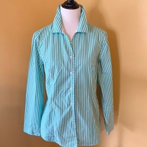 Spearmint Striped Woven Shirt